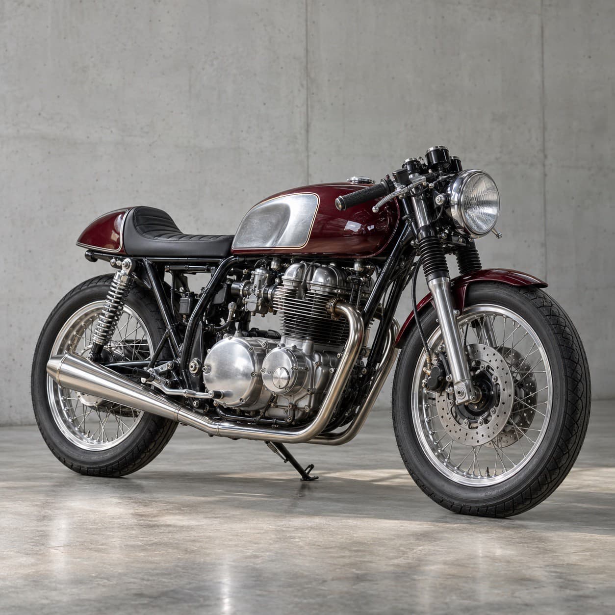 Restored Cafe Racer Motorcycle · Collection 19